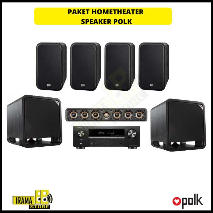 Paket Home Theater Speaker Polk S20 5.2